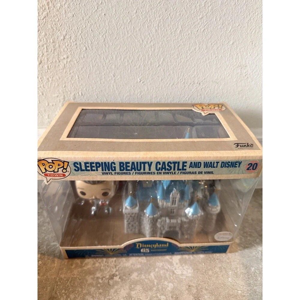 Funko Pop Disneyland 65th Anniversary Sleeping Beauty Castle and Walt Disney NEW